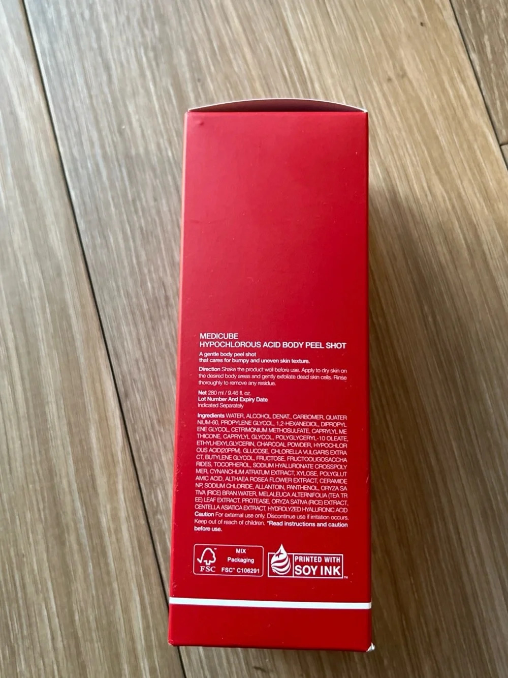 Medicube Hypochlorous Acid Body Peel Shot - Red - Picture 2 of 3